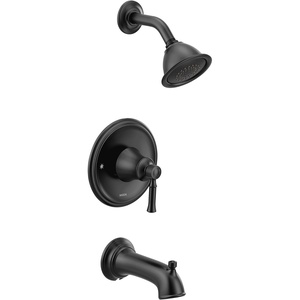 Moen T2183EPBL Dartmoor Posi-Temp tub/Shower, Matte Black