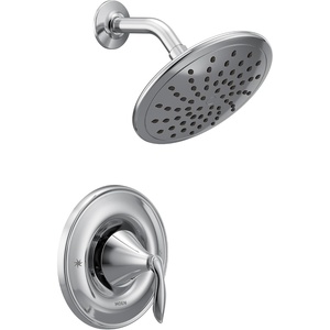 Moen T2232EP Eva Shower Only System with Rainshower Showerhead without Valve, Chrome