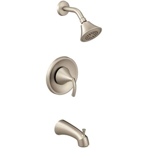 Moen T2743BN Glyde Posi-Temp Tub/Shower Faucet, Brushed Nickel(Brushed Nickel)