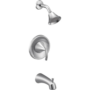 Moen T2743EPBN Glyde Posi-Temp Tub/Shower Faucet, Brushed Nickel(Chrome)