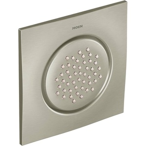 Moen TS1320 Mosaic Square Square-Function Body Spray, Valve Required, Chrome(Brushed Nickel)