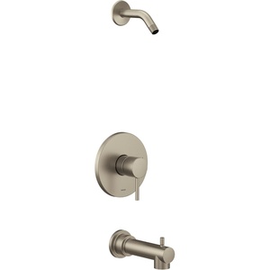 Moen UT2193NHBG Align M-CORE 3-Series 1-Handle Tub and Shower Trim Kit, Valve Required, Brushed Gold(Brushed Nickel)