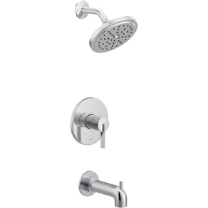 Moen UT2263EP CIA Collection M-CORE 2-Series Eco Performance 1-Handle Tub and Shower Trim Kit, Valve Required, Chrome(Chrome)