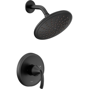 Moen UT2842EP Glyde M-CORE 2-Series 1-Handle Shower Trim Kit, Valve Required, Chrome(Matte Black)