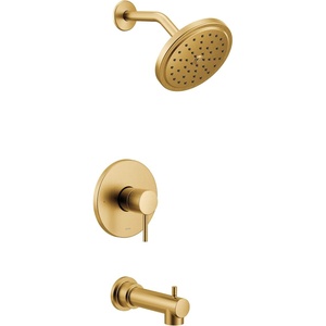 Moen UT3293EPBG Align M-CORE 3-Series 1-Handle Eco-Performance Tub and Shower Trim Kit, Valve Required, Brushed Gold