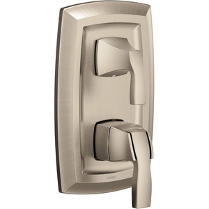 Moen UT3611 Voss M-CORE 3-Series 2-Handle Shower Trim with Integrated Transfer Valve, Valve Required, Chrome(Brushed Nickel)