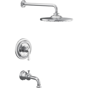 Moen UTS244203EPBG Colinet M-CORE 2-Series 1-Handle Tub and Shower Trim Kit, Valve Required, Brushed Gold(Chrome)