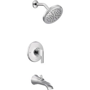 Moen UTS3203 Doux M-CORE 3-Series 1-Handle Tub and Shower Trim Kit, Valve Required, Chrome