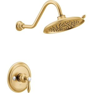 Moen UTS33102EPBG Weymouth M-CORE 3-Series 1-Handle Eco-Performance Shower Trim Kit, Valve Required, Brushed Gold