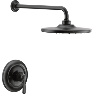 Moen UTS344302BG Colinet M-CORE 3-Series 1-Handle Shower Trim Kit, Valve Required, Brushed Gold(Matte Black)