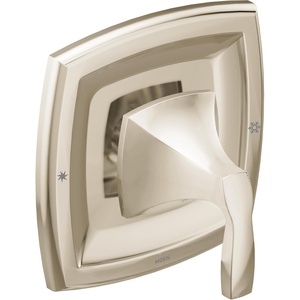 Moen Voss Brushed Nickel Posi-Temp Tub Shower Valve Trim only, Valve Required, T2691BN(Polished Nickel)