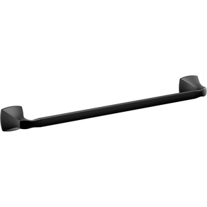 Moen Voss Matte Black Towel Bar, YB5118BL