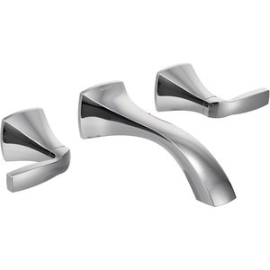 Moen Voss Two-Handle Wall Mount Bathroom Faucet Trim Kit, Valve Required, Chrome T6906(Chrome)