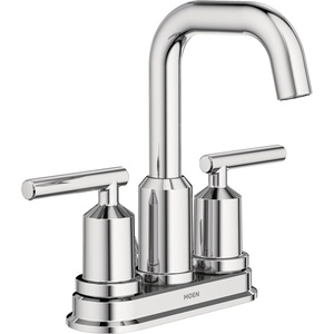 Moen WS84228 Two-Handle High Arc Bathroom Faucet, Chrome