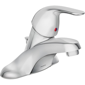 Moen WS84503 One-Handle Low Arc Bathroom Faucet, Chrome(Chrome)
