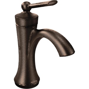 Moen Wynford Brushed Nickel One-Handle High-Arc Bathroom Faucet with Drain Assembly, 4500BN(Oil Rubbed Bronze)