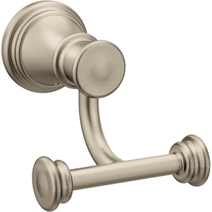 Moen YB6403ORB Belfield Double Robe Hook, Oil Rubbed Bronze(Brushed Nickel)