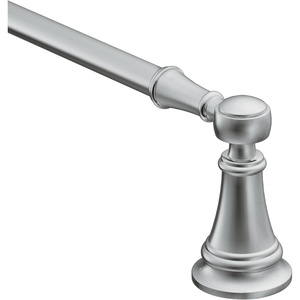 Moen YB8424BG Weymouth 24-Inch Single Towel Bar, Brushed Gold(Chrome)
