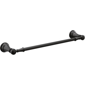 Moen YB8424BG Weymouth 24-Inch Single Towel Bar, Brushed Gold(Matte Black)