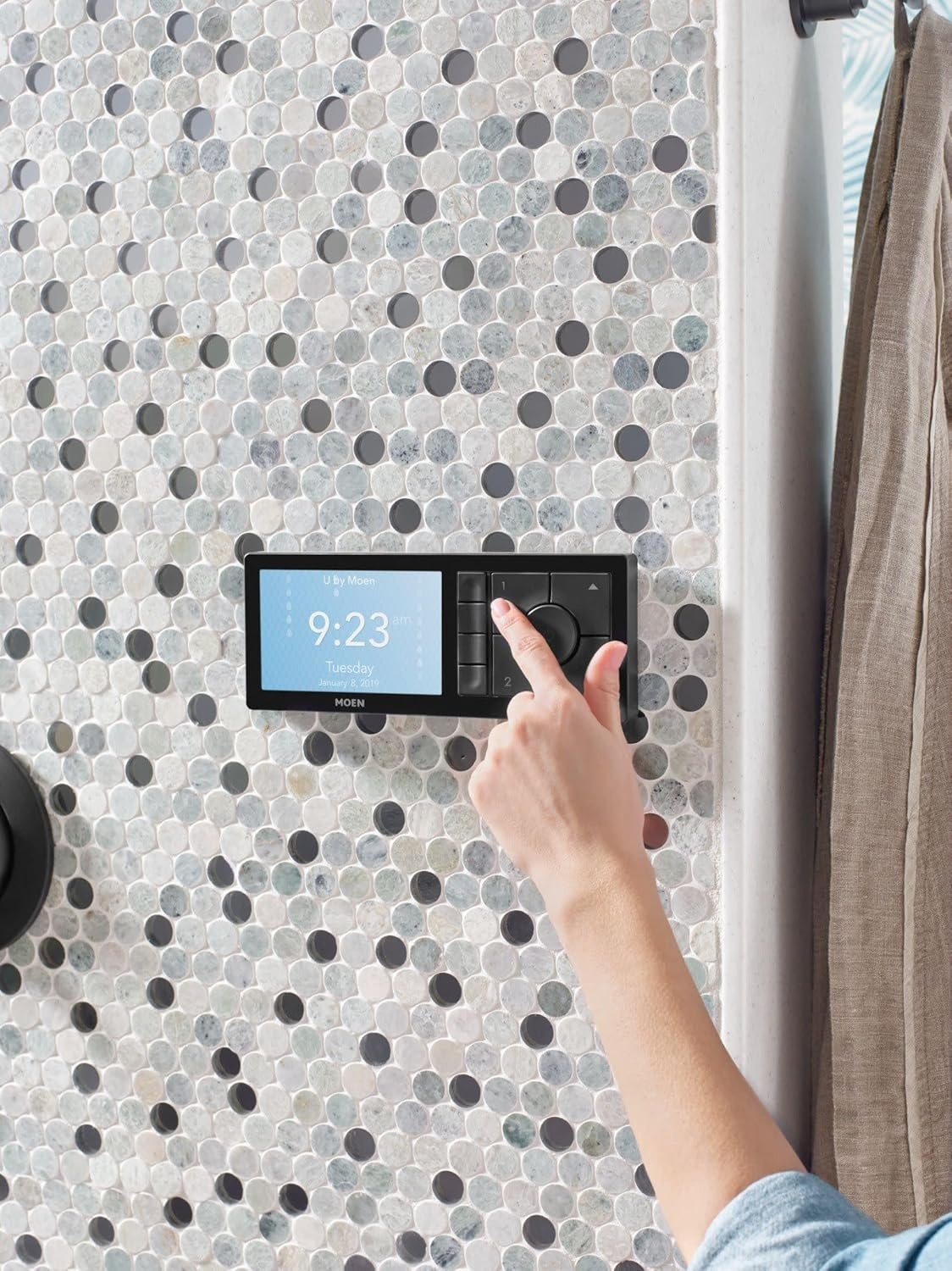 image:imageMoen TS3302TB U by Moen Digital Shower Controller and S3102 Valve 2OutletMatte Black