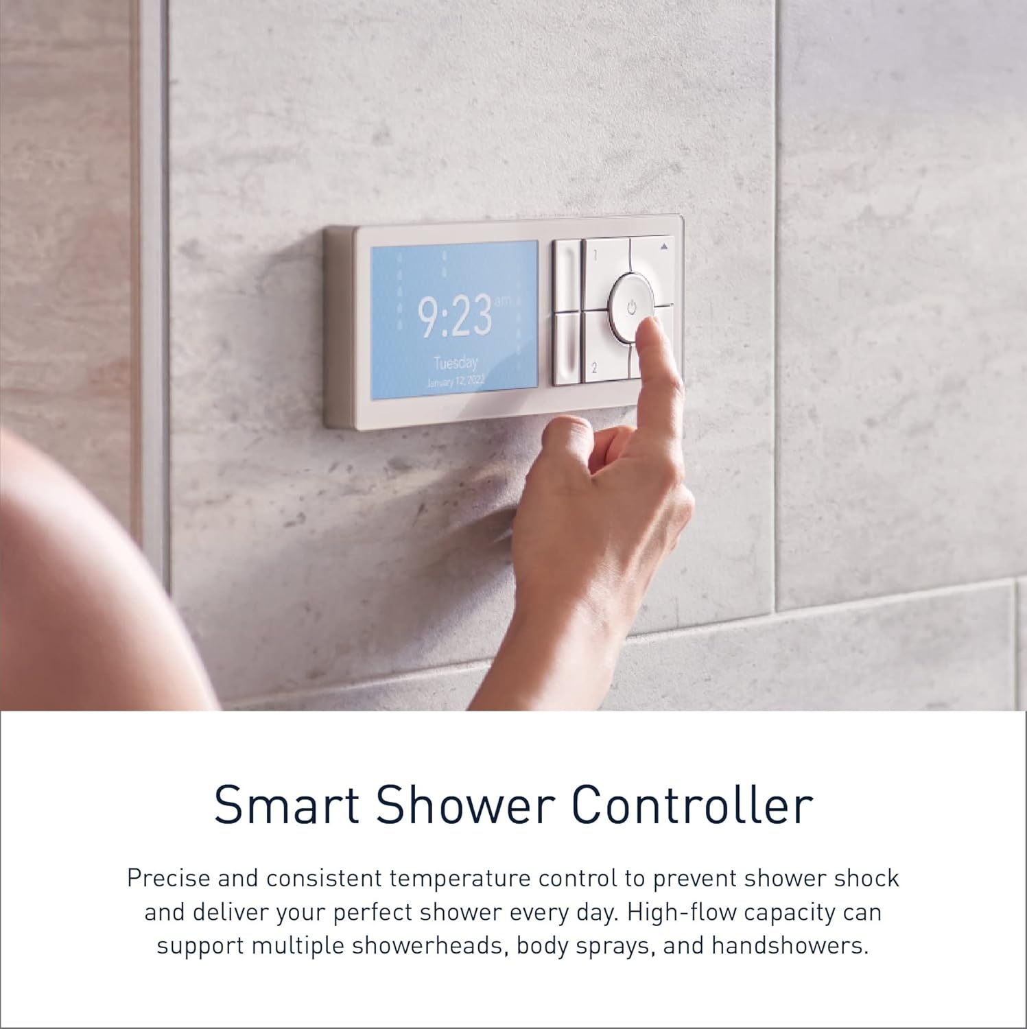 image:imageMoen TS3302TB U by Moen Digital Shower Controller and S3102 Valve 2OutletMatte Black