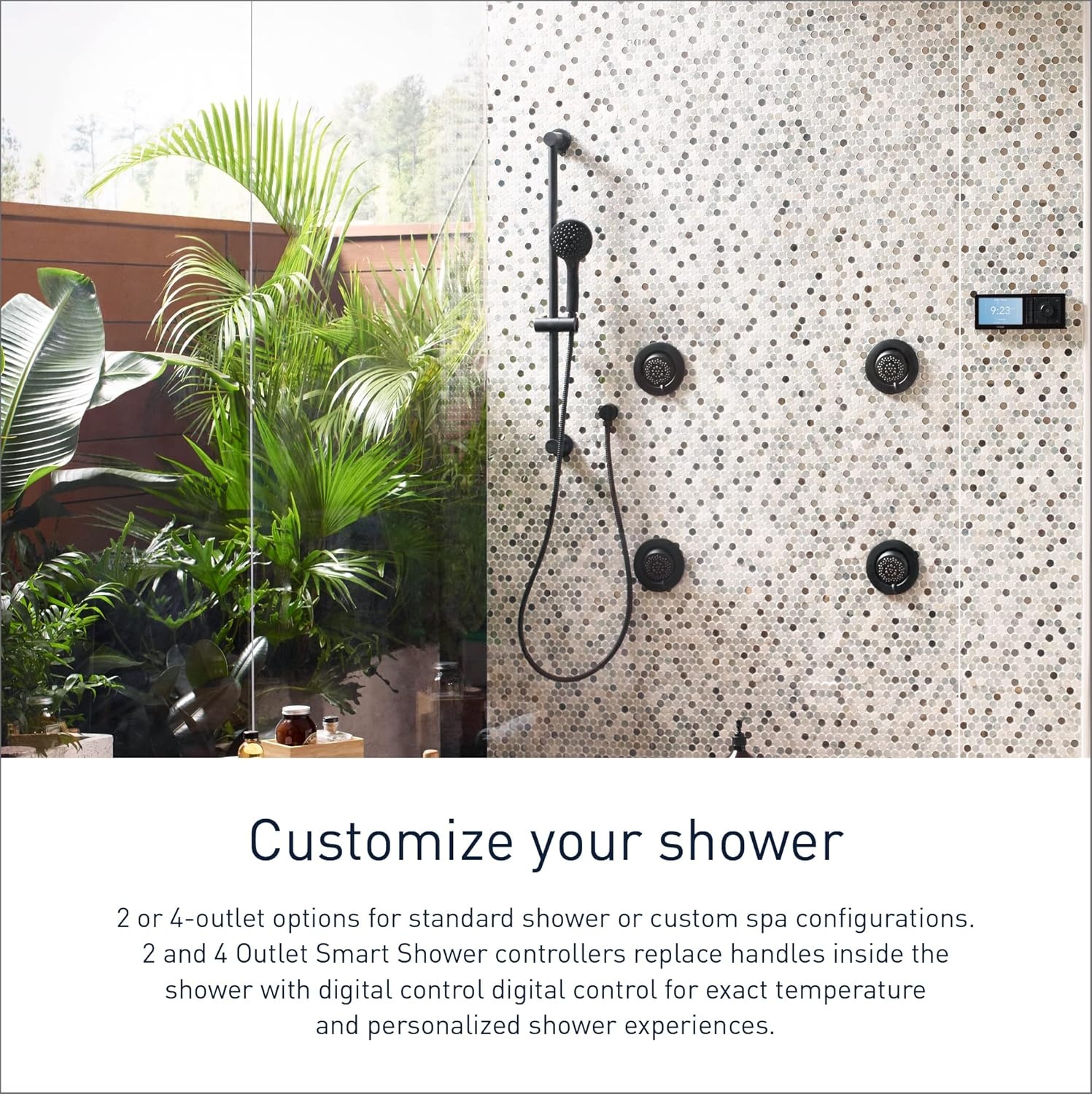 image:imageMoen TS3302TB U by Moen Digital Shower Controller and S3102 Valve 2OutletTerra Beige