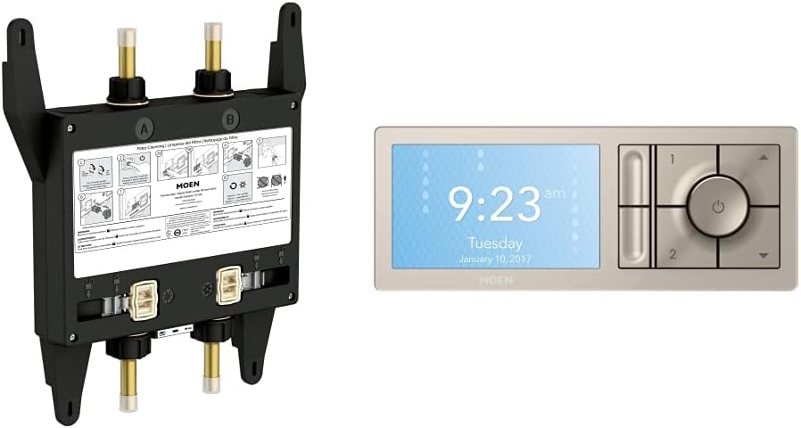 image:imageMoen TS3302TB U by Moen Digital Shower Controller and S3102 Valve 2OutletTerra Beige