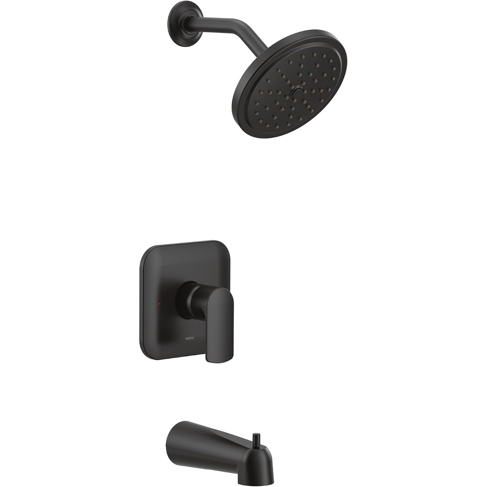 image:imageMoen UT3813EPBN Align MCORE 3Series 1Handle EcoPerformance Tub and Shower Trim Kit Valve Required ChromeMatte Black