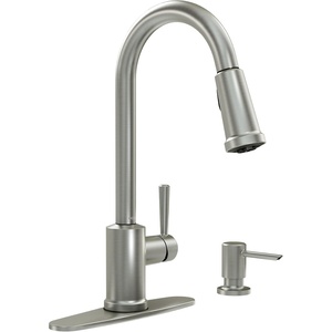Moen 87090MSRS Indi 1 Handle Pull-Down Kitchen Faucet, Spot Resistant Stainless Microban