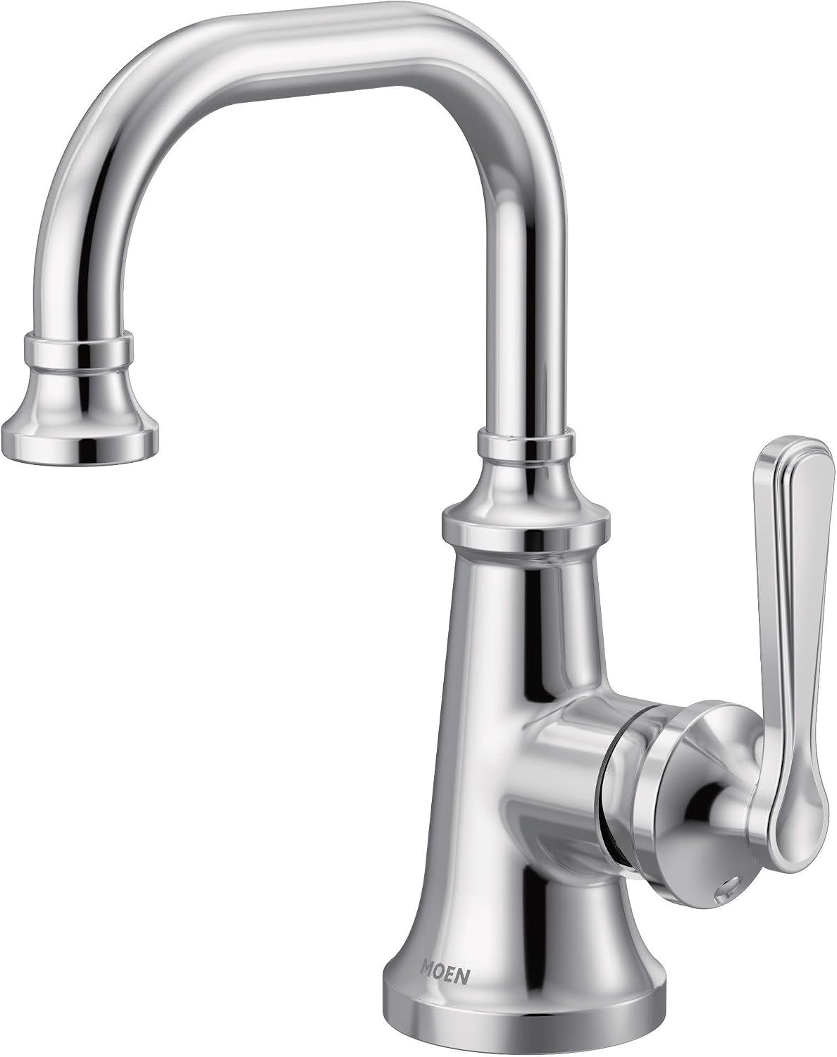 image:imageMoen S44101 Colinet OneHandle Single Hole Traditional Bathroom Sink Faucet Chrome