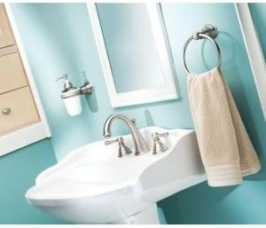 image:imageMoen T6125P Kingsley TwoHandle HighArc Widespread Bathroom Faucet Valve Required Polished BrassPolished Brass