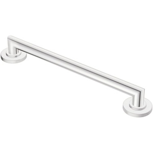 Moen YG0812CH Bathroom Safety 12-Inch Stainless Steel Modern Bathroom Grab Bar, Chrome(Chrome)