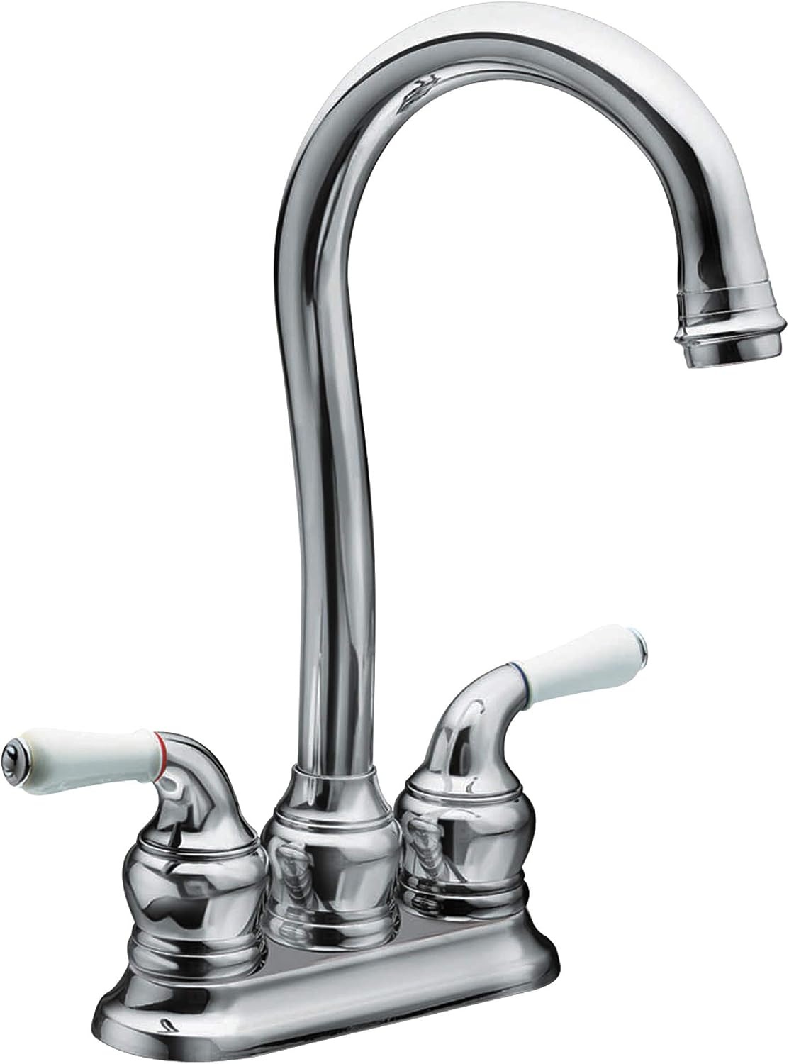 image:imageMoen 97559 Monticello Replacement Handle Knob Insert Porcelain and Chrome 2Pack